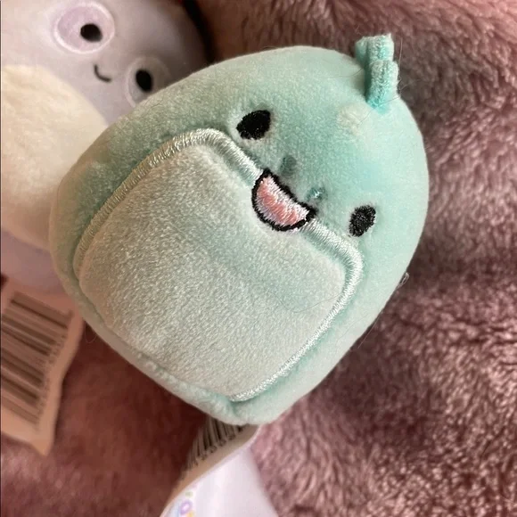 Squishmallows Mint Green and purple Plush Toy Set - Picture 7 of 9